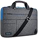 Produktbild DOMISO 14 Zoll Wasserdicht Laptop Tasche Aktentasche Tragetasche Schultertasche mit USB Ladeanschluss für 14" Acer Aspire 1 Swift 3 / HP Stream 14 Pavilion 14 / Lenovo/Asus,Blauer Reißverschluss