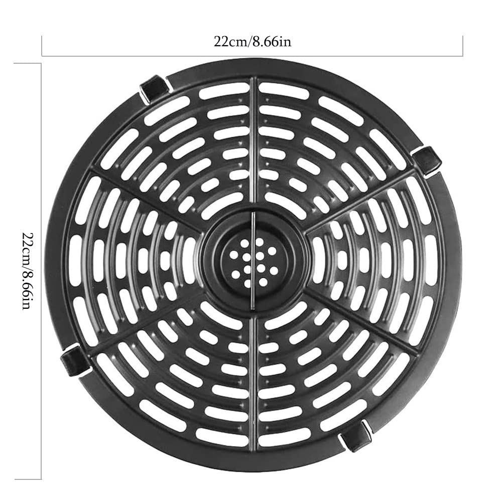 Heißluftfritteuse Ersatzschale 22,5x22,5cm - Schwarz