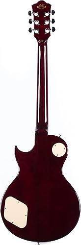 Miniatura 3 de GROTE Guitarra Guitarra eléctrica de cuerpo sólido con Gigbag LPYS-006 (rojo)