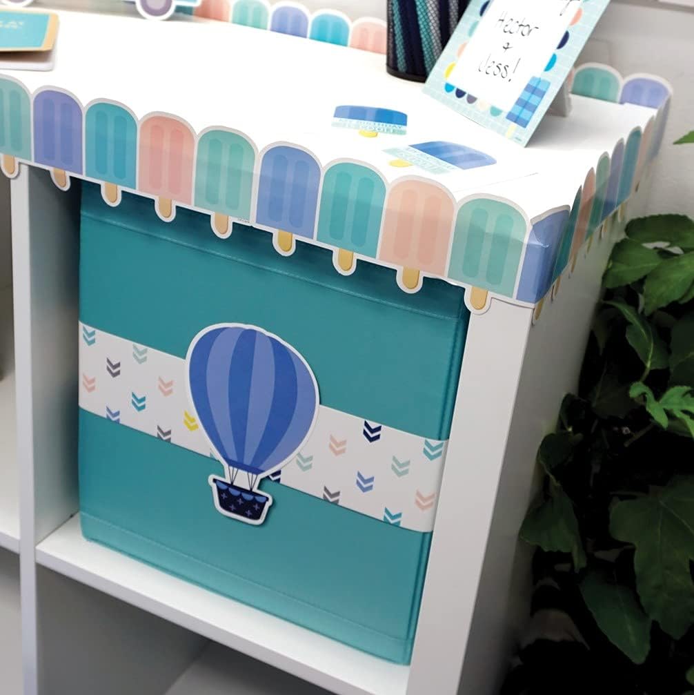 Creative Teaching Press Calm & Cool Hot Air Balloons Cut Outs, 6 in, CTP 8666 image 5
