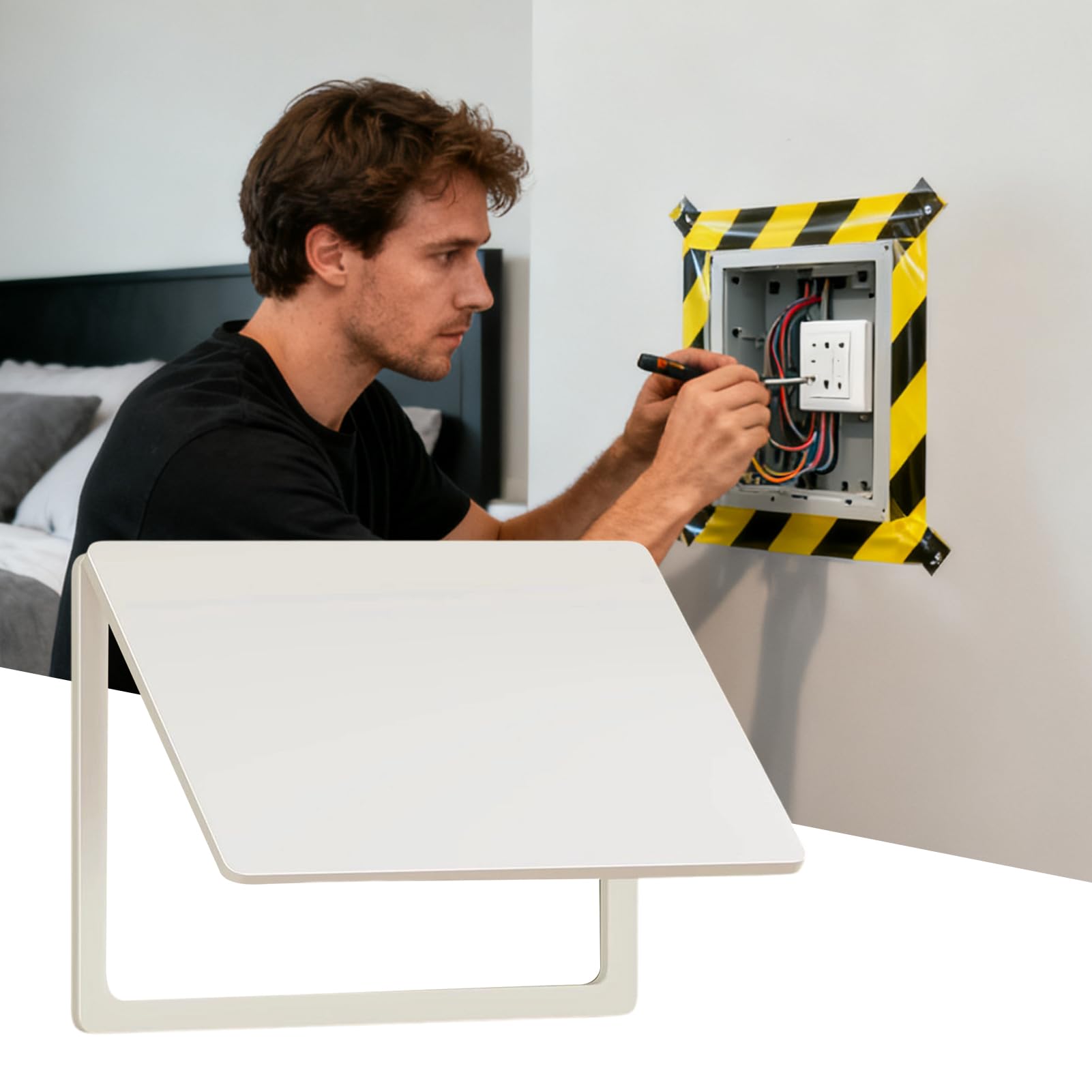 Tapa para Cuadro de Interruptores | Decorativa Moderna | Cubierta Decorativa Para De Interruptores | para Pasillo Cocina Garaje Sótano Sala de Estar Hogar y