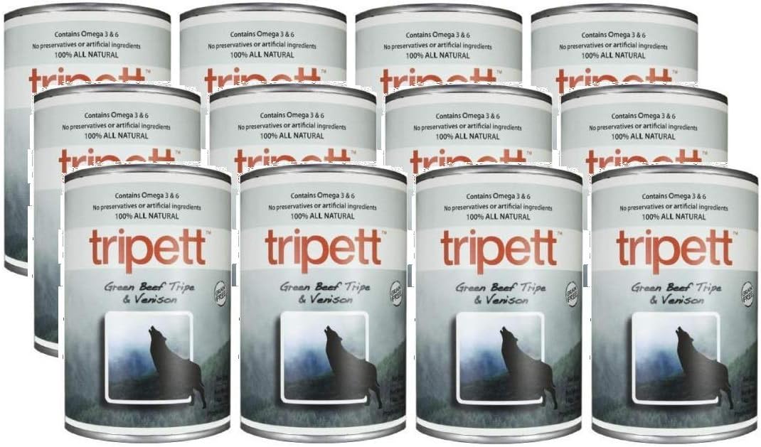 Tripe New Zealand Venison Wet Dog Food Size: 13-oz,case of 12