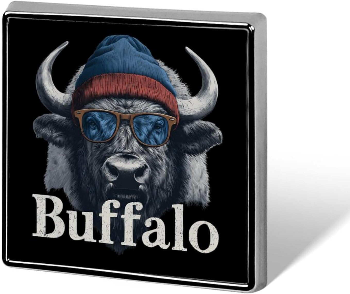 Buffalo Mascot Funny Metal Badge 1″ Stylish Brooch Pin