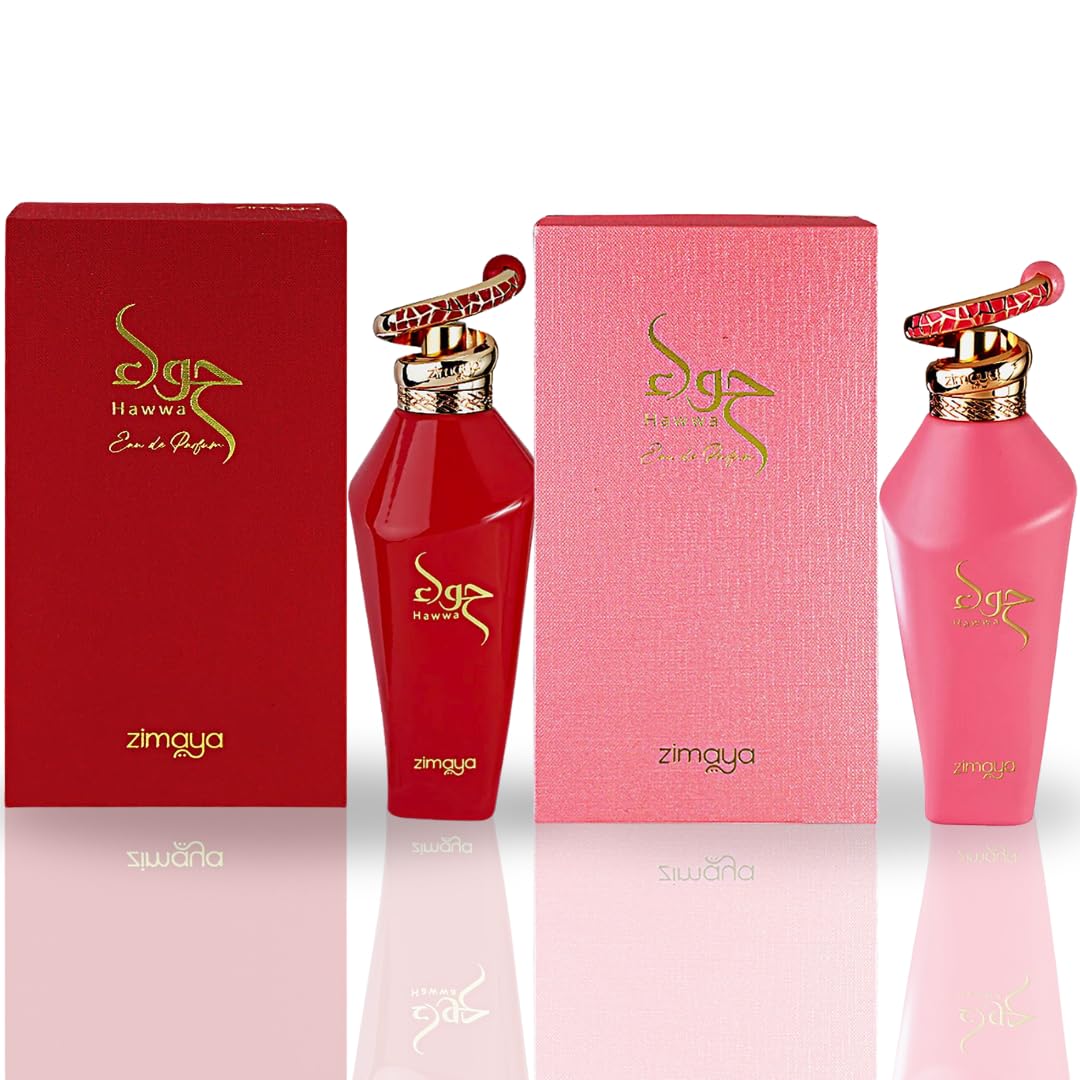 Amazon.com : ZIMAYA Hawwa Red & Hawwa Pink - EDP Spray 100ML (3.4