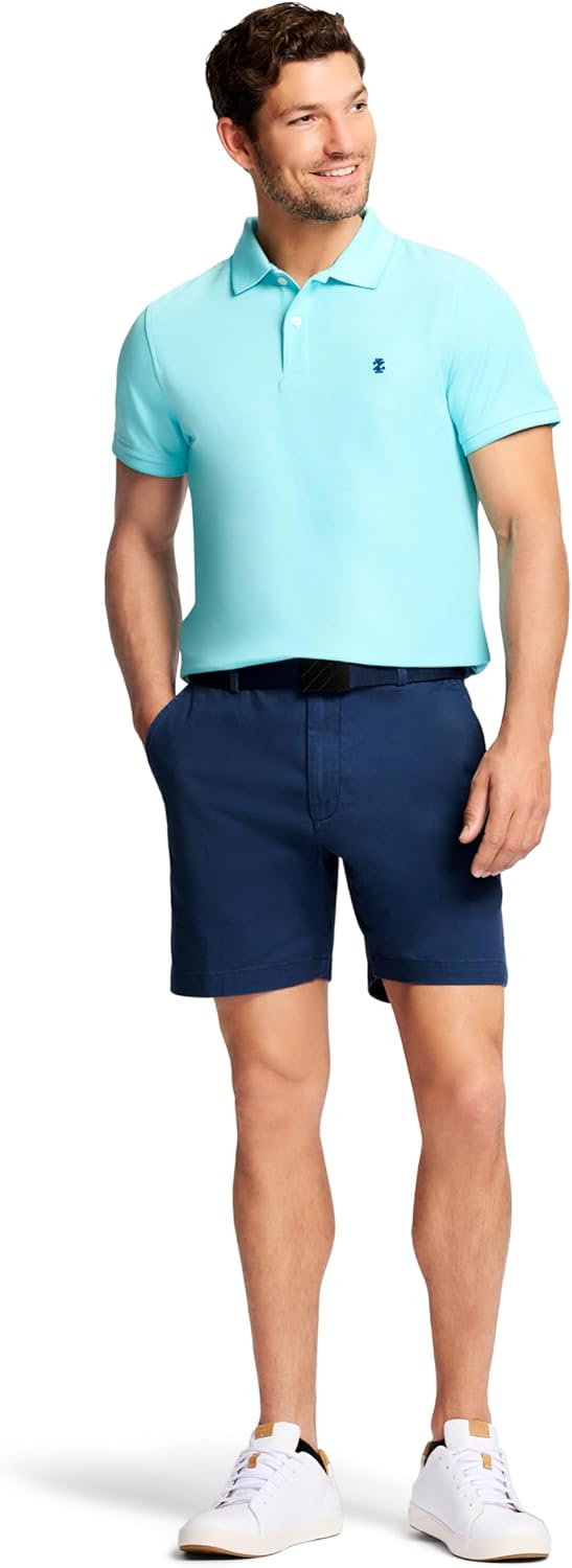 Izod Mens Saltwater Stretch 7" Chino Short - Image 4