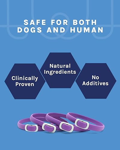 Miniatura 3 de MerryMilo Collar calmante para perros collar calmante de feromonas naturales para perro alivio de la ansiedad por separación para perros collar