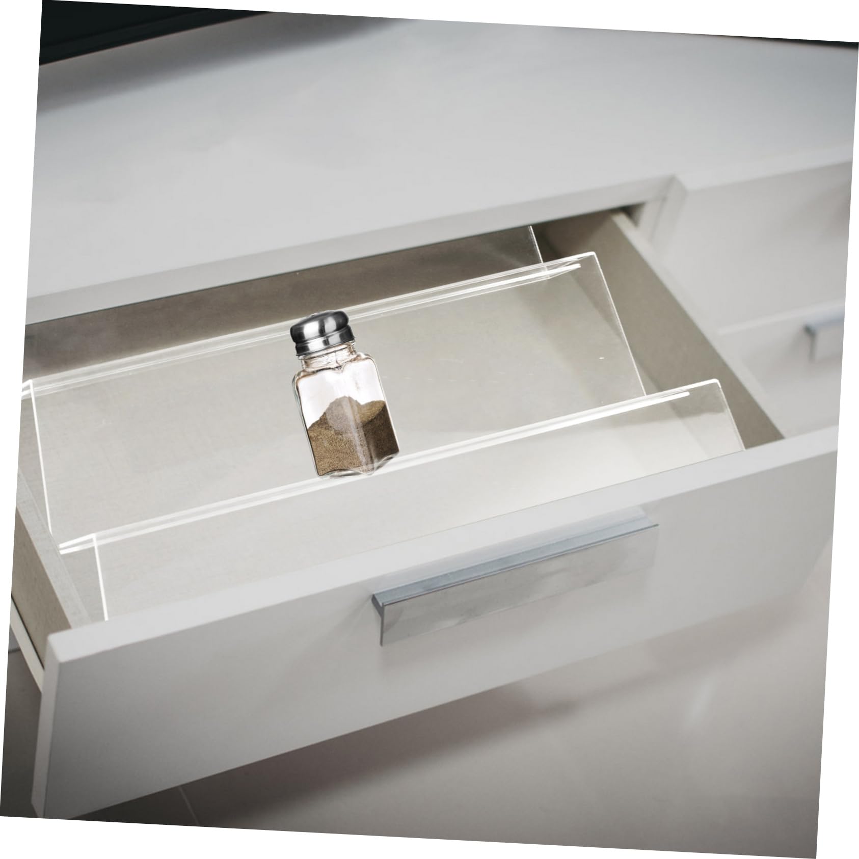 GLEAVI Especias De Acrílico Transparente Organizador De Cajón Reutilizable Para Tarros De Especias Estante De Almacenamiento Para Cocina