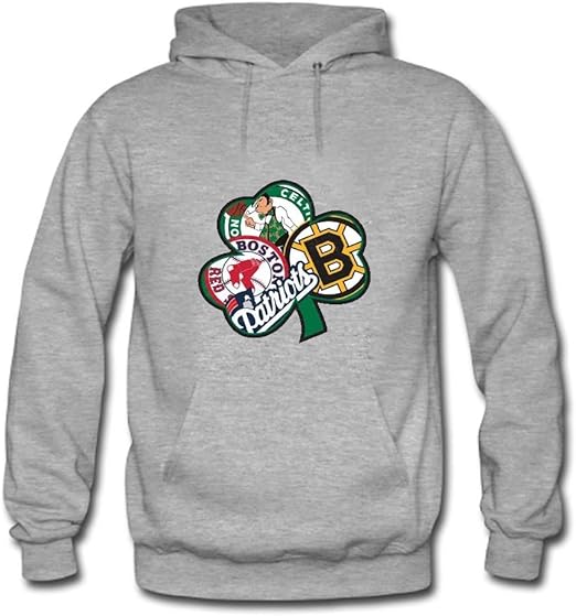 BOSTON FAN SPORT TEAMS Men pullover hoodies Grey Large Amazon.ca