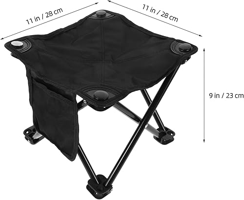 Miniatura 3 de Taburetes portátiles ligeros plegable pequeño taburete plegable para pesca y picnic Silla de camping al aire libre compacta