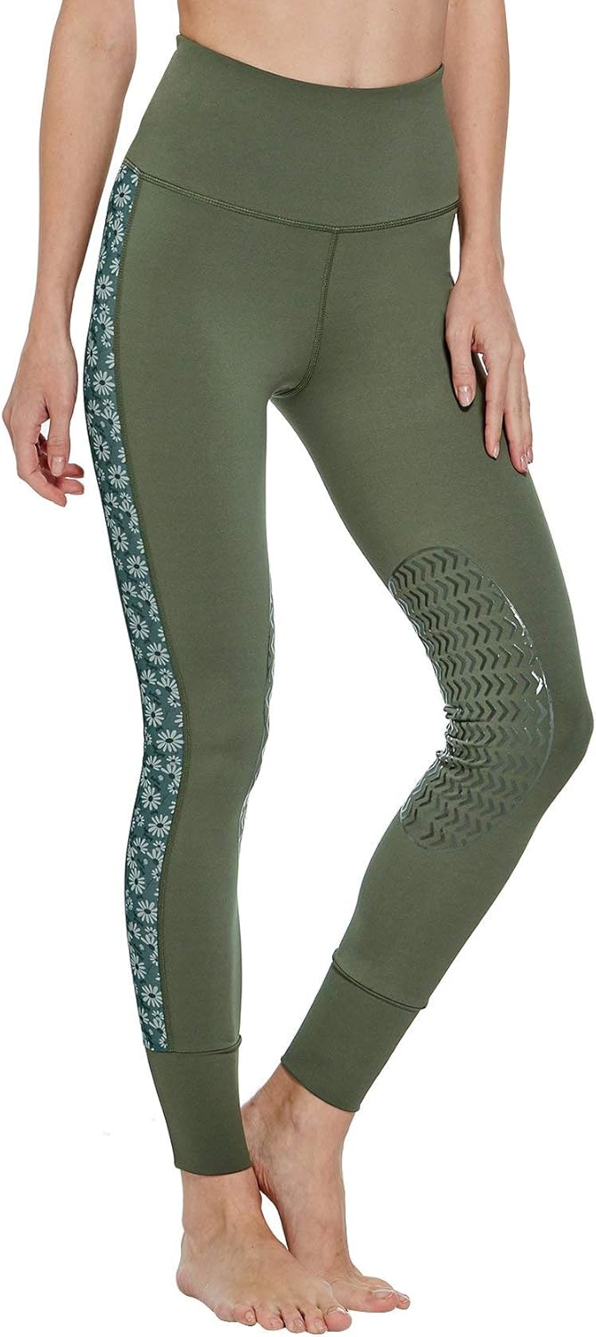 FitsT4 Women's Riding Tights High Waisted Horse Pants Silicone Grip Active Equestrian Schooling Breeches : Clothing, Shoes & Jewelry