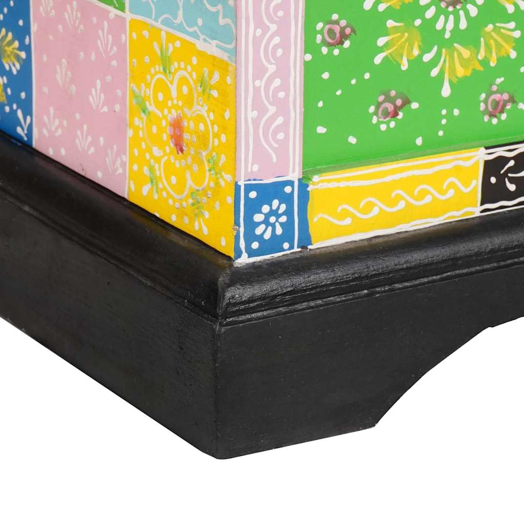 Aufbewahrungsbox Mehrfarbig 60 x 40 x 40 cm Massivholz Mango | Rechteckig, Viel Stauraum, Modernes Design, Fur Kleidung Bucher, Pflegeleicht