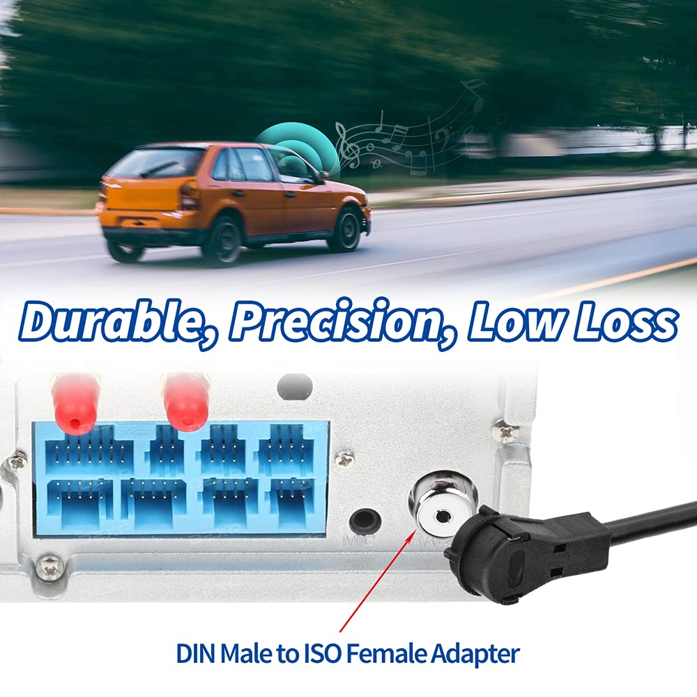 Adattatore Antenna Autoradio DIN-ISO Fivewood - 5 Pezzi, Per Pioneer, Sony, Kenwood - Foto 2