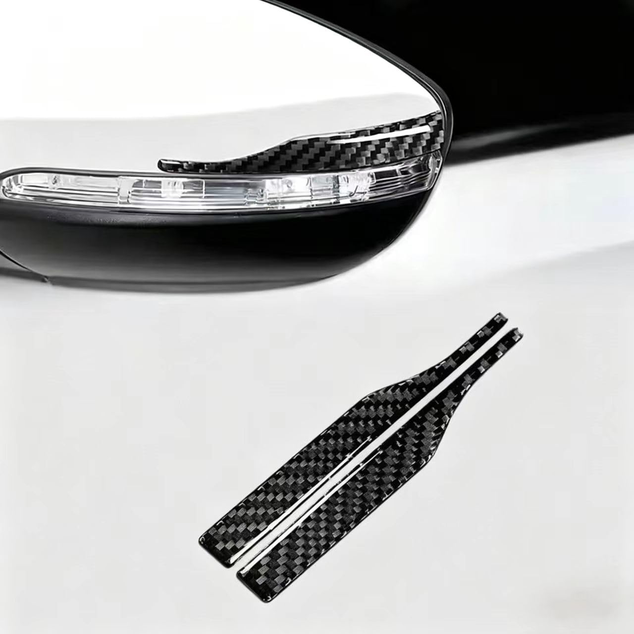 YDSTNiu 2 Pcs Wing Mirror Protector for Lexus UX 1 (I) I 2019-2024, Side Rearview Guard Strip Anti-Collision Bumper Trim Scratch Protection Shield
