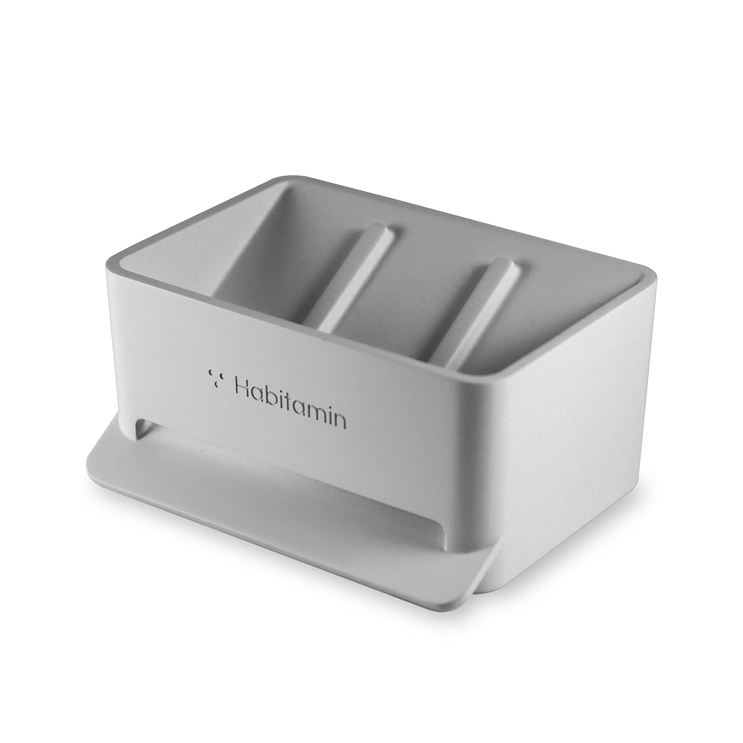 Habitamin Soap Mate Slanted soap Dish with self-draining Drying Fast Natural soap Saver for Bathroom Shower tub Kitchen