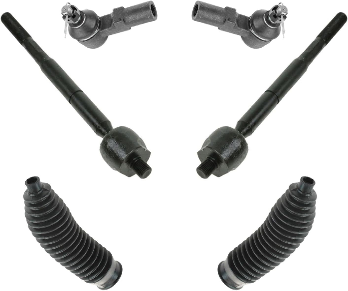 TRQ Steering Rack & Pinion Bellows Kit for Toyota Tacoma 1998-2004