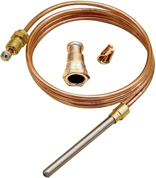 MENSI Safety Thermocouple Sensor for Honeywell Tradeline, Bryant, Emerson Gas Furnace Fireplace Water Heater 36" Thermocoupler Replace 100A1013/U
