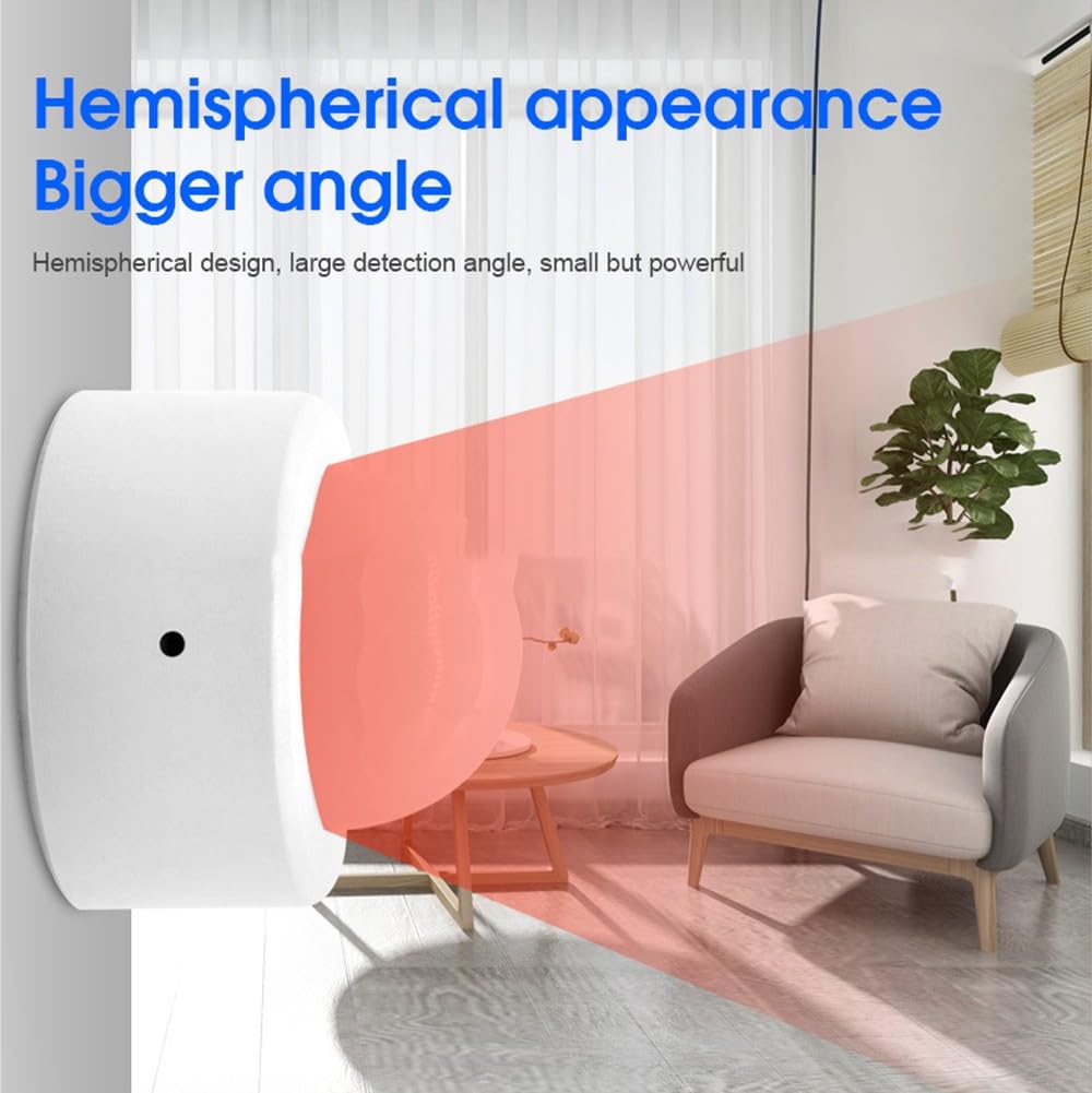 FUBESK Für Zigbee3.0 für Tuya Smart Body Bewegungsmelder Mini PIR Bewegungsmelder kabellos (4 Stück)
