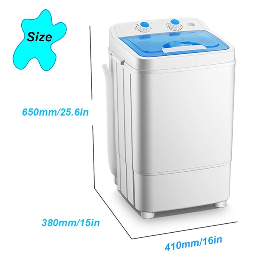 【にゃにゃ】　洗濯機 小型洗濯機 折り畳み洗濯機 8.5L 仕分け洗い 別洗い ミニ
