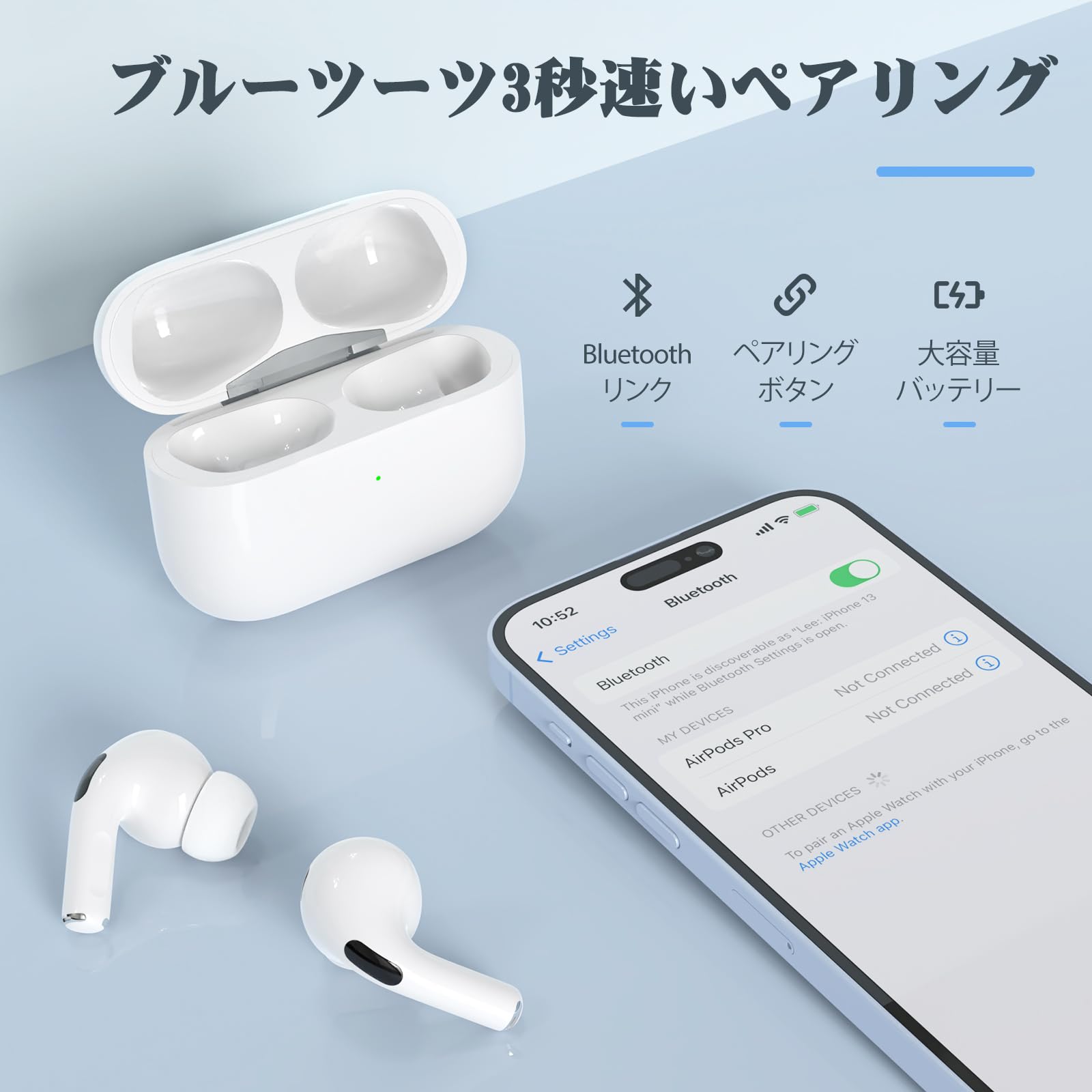 Amazon | Air Pods Pro 1/2 専用充電ケース（USB-Cポート）。AirPods