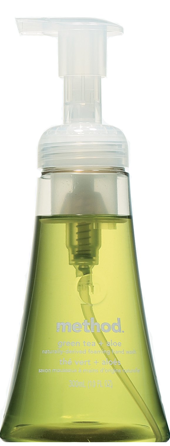 Method Foaming Hand Wash, Green Tea Aloe Foam, 10 oz Bottle