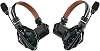 Sistema de Intercomunicador Inalámbrico con Auricular Hollyland Solidcom C1 Pro, Cancelación de Ruido ENC, Full Dúplex para 2 Personas, 1100 pies, Comunicación de Equipo con PTT y Silencio, Auricular de Una Oreja para Iglesia, Drones, TV, Producción de Cine 1