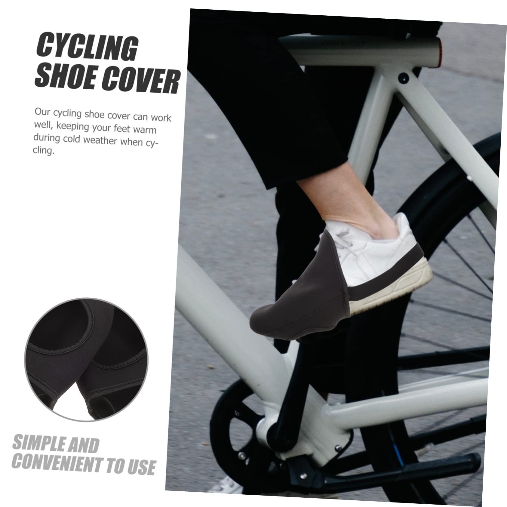 VANZACK 10pièces Surchaussures Antidérapantes Néoprène pour Hiver Couvre-Chaussures Pratiques pour Cyclisme Et Bowling