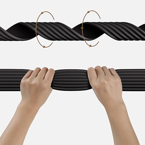 Miniatura 4 de CUTE CUTE JUMP Protector suave de borde ancho para bebé con adhesivo fuerte 3M de doble cara precintado, (12.5 pies, negro) Protectores de seguridad