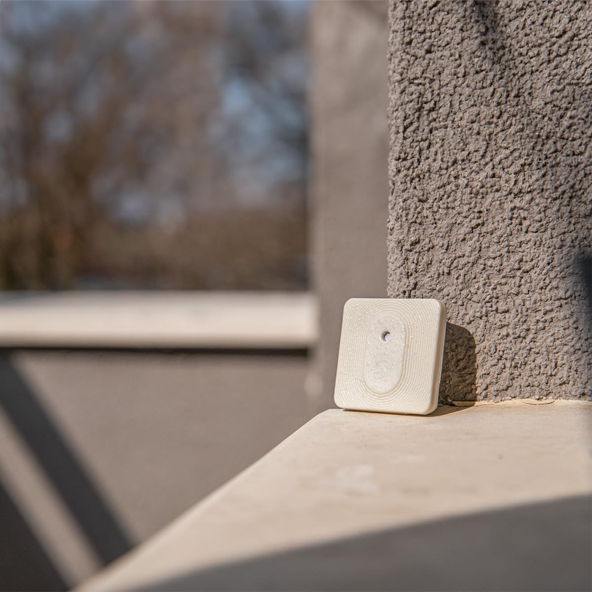 Shelly Blu H&T Avory | Confezione da 2 | Sensore di temperatura e umidità controllato Bluetooth | Resistente agli spruzzi d'acqua e alla polvere | Classe di protezione IP54 | App iOS Android |