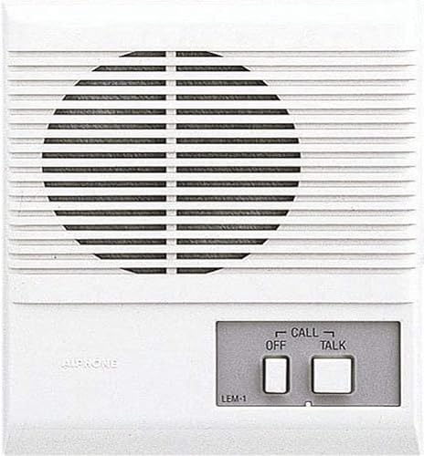 Aiphone Intercomunicador maestro de voz abierto LEM-1, acepta intercomunicador de una puerta o sub-maestro