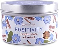 Vista 10 de MAGNIFICENT 101 Vela de aromaterapia para bendición del hogar de larga duración - Vela de salvia para aroma de amor y risa - 6 oz - 35 horas