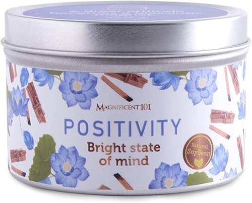 Miniatura 7 de Magnificent 101 Vela de abundancia de larga duración  6 onzas - 35 horas de combustión  Vela de cera de soja con limón, romero y sándalo para