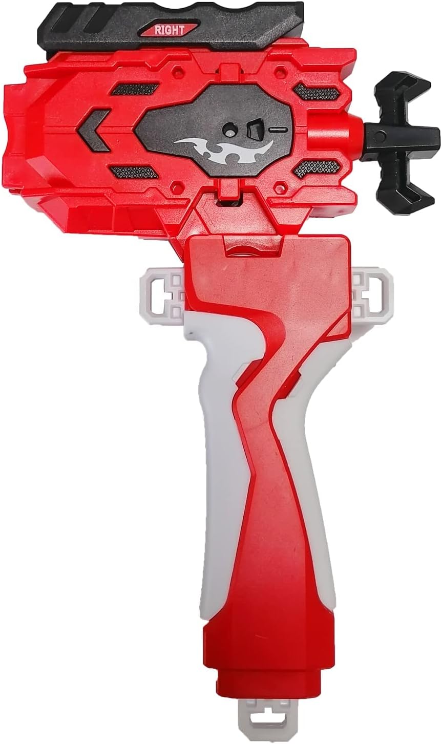 Speder Bey Gyro Blades Launcher and Grip, Battling Burst String Launcher Gyro Light Sparking Left&Right LR Spin Top Compatible with All Bey Burst Series Bey Battling