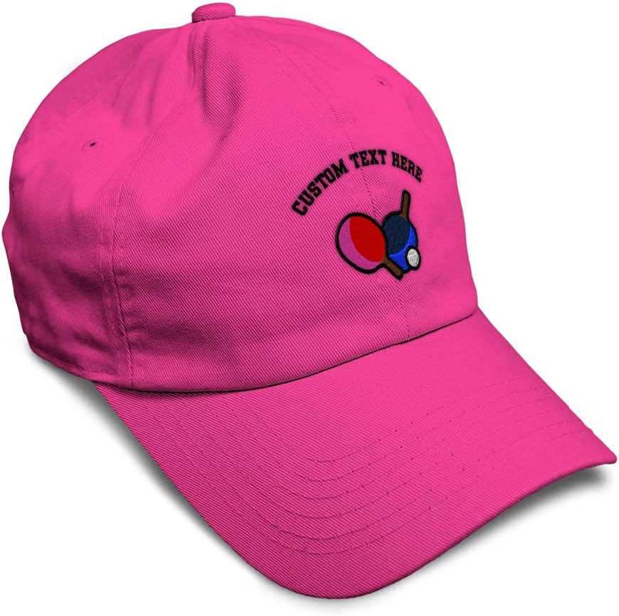 Speedy Pros Soft Baseball Cap Table Tennis Olympics Sports Event Dad Hats for Men & Women