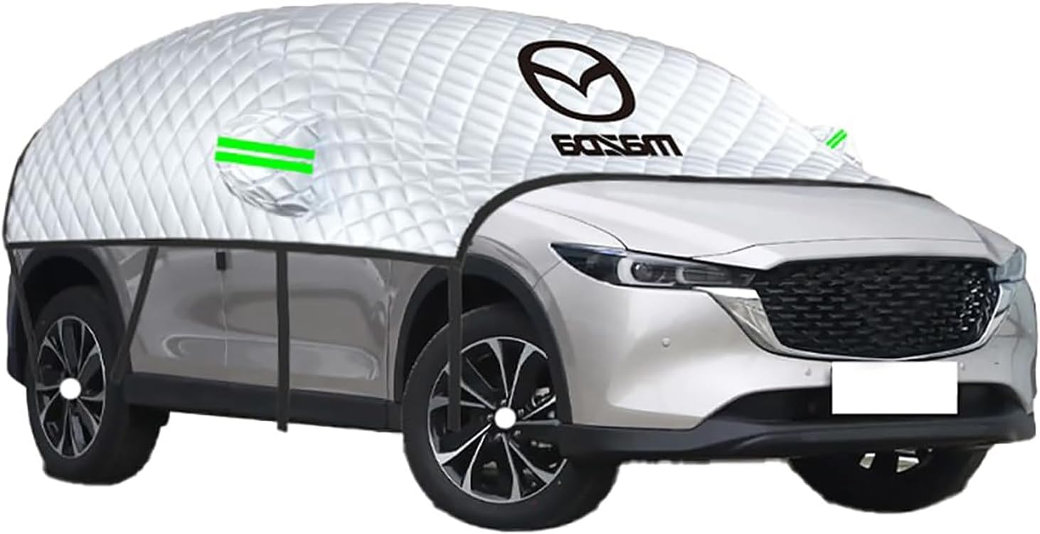 Automotive Windshield Snow Covers for Mazda RX-8 RX 8 RX8 2003-2007 2008 2009, Anti-Freezing and Frostproof Rainproof Essential Car Top Half Cover,B