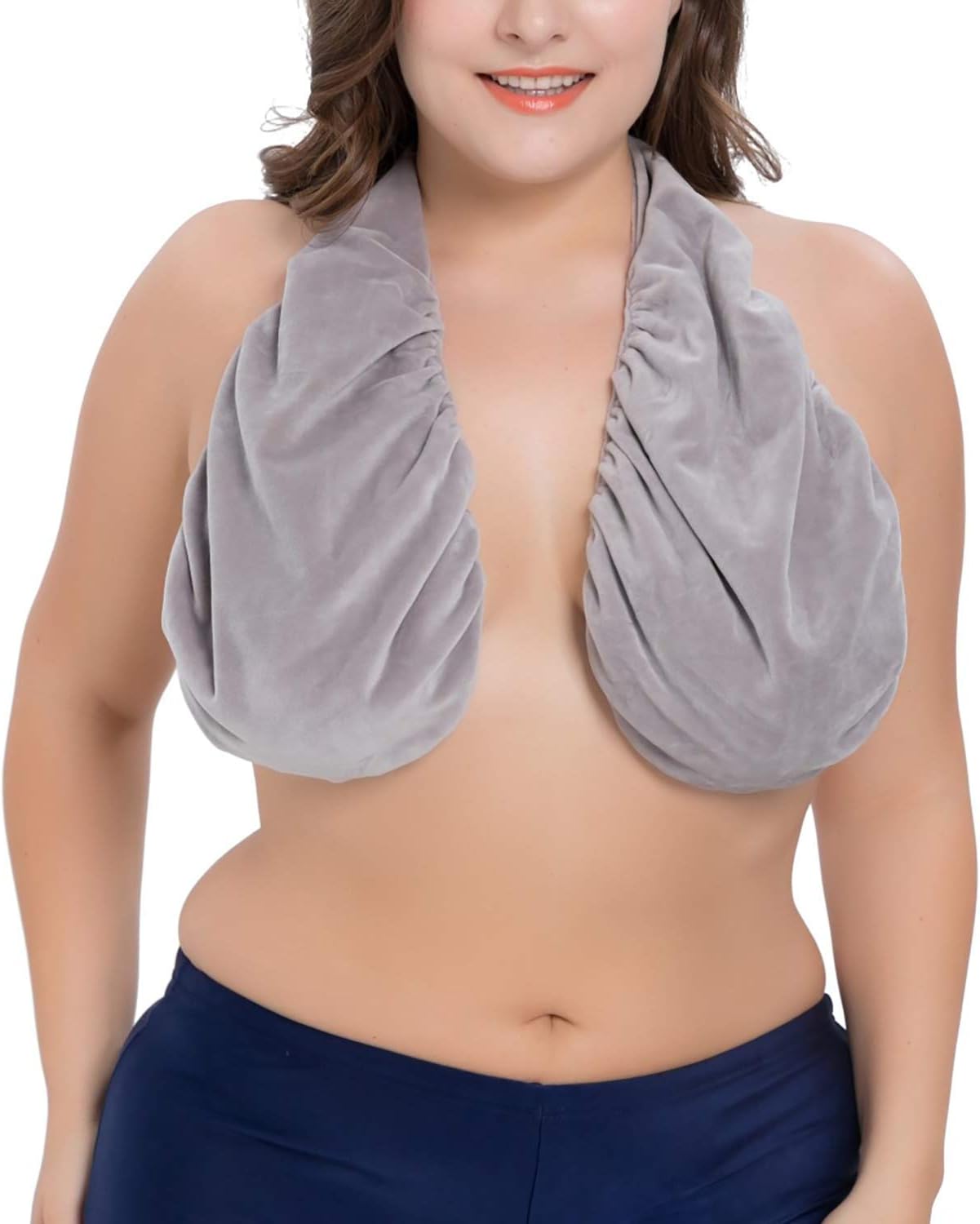 STEPIN Women's Breathable Towels Boob Bra Breastfeeding Quick Sweat Towel Bra Halter Neck Bras