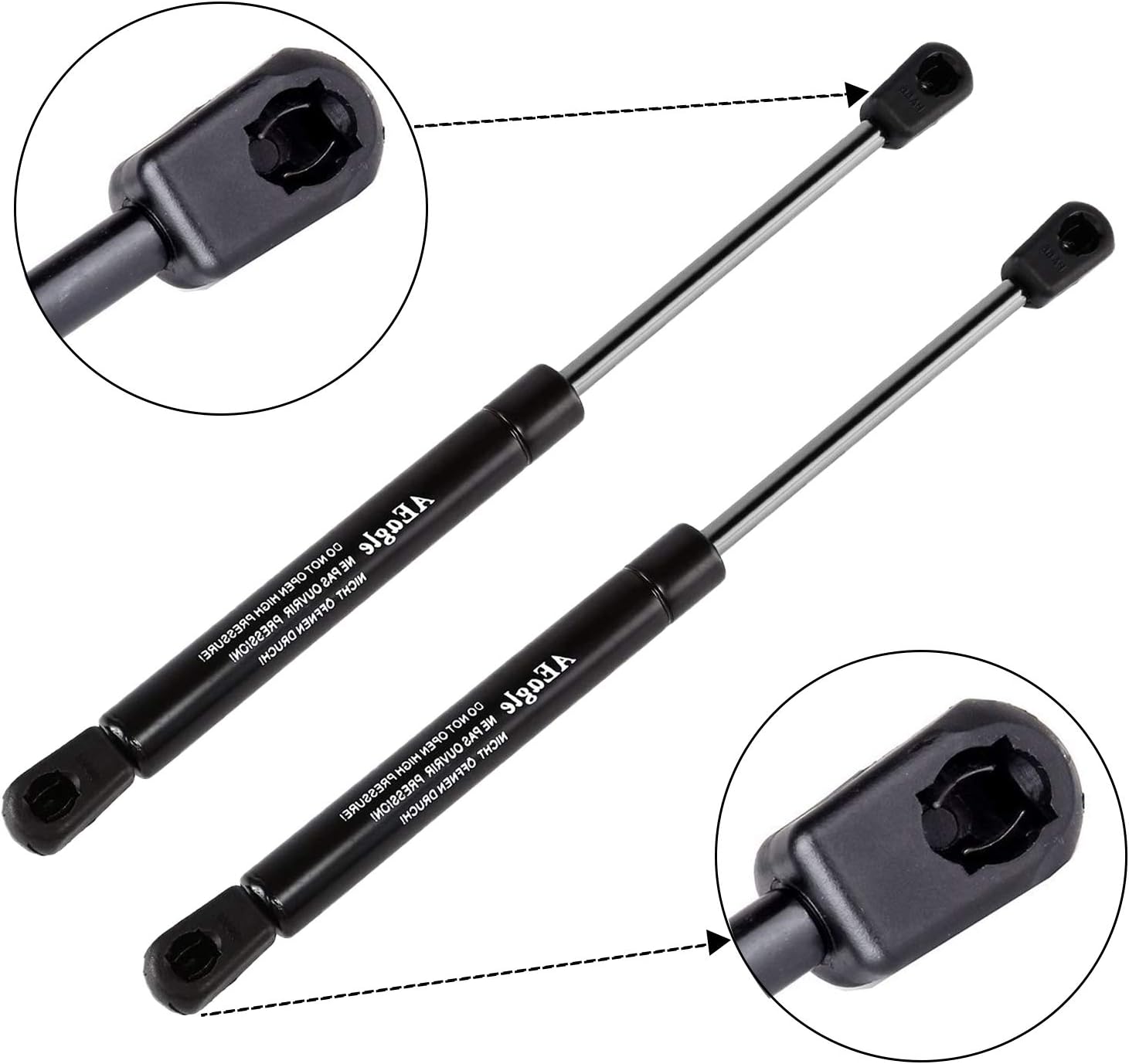 AEagle 2 Window + 2 Hatch + 2 Hood Lift Supports Struts for 99-04 Grand Cherokee, Gas Spring Shocks
