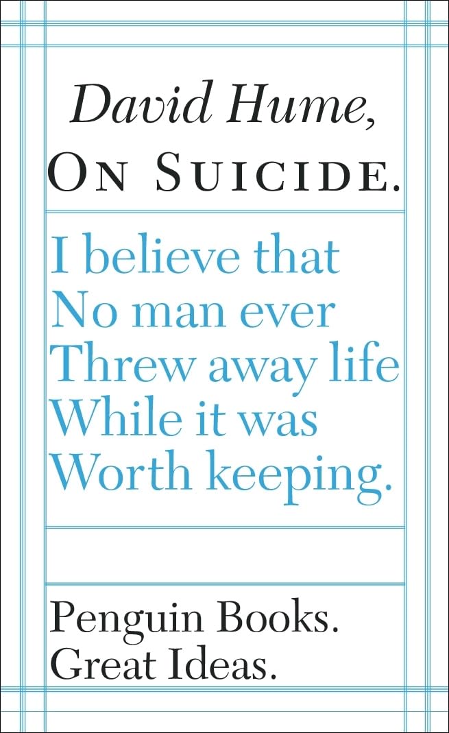 On Suicide (Penguin Great Ideas)