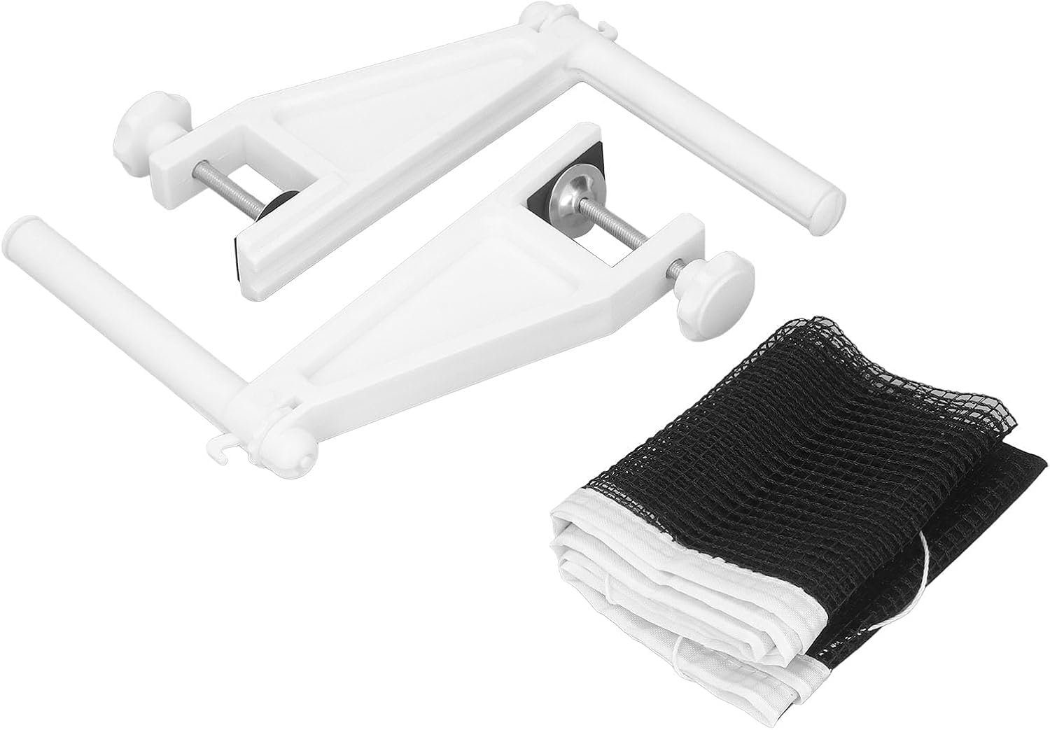 JEOZBM Table Tennis Net and Post Set, Folding Table Tennis Net, Easy Setup for Indoor Outdoor Any Table