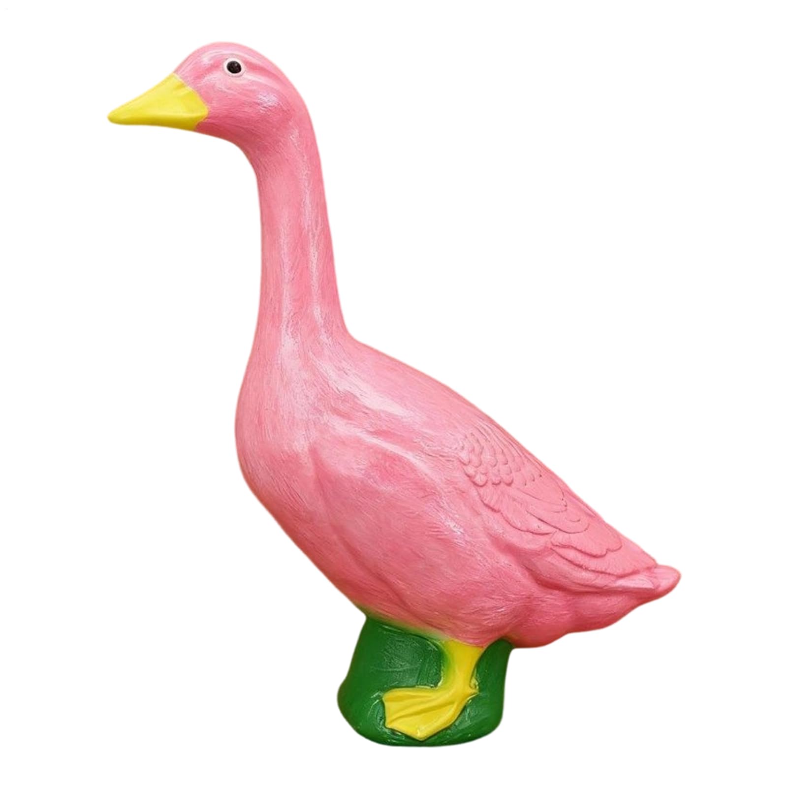Canard réaliste en résine pour jardin, cour et décoration de terrasse extérieure