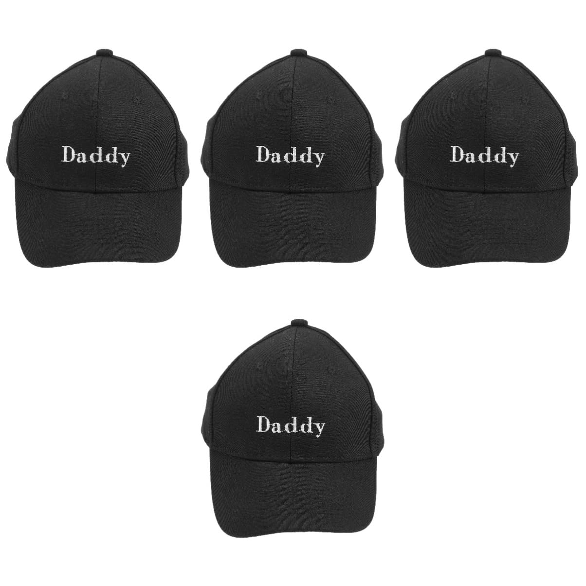 PACKOVE Baseballmützen Damen Outdoor Cap Baseball Cap sportmütze Fishing Cap Leichter Hut Schwarze Kappe Kappen Babymütze laufende Mütze Schwarze Schirmmütze Herren Schirmmütze Stoff Black