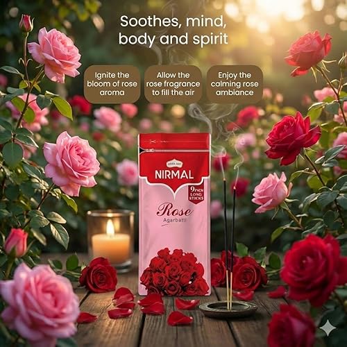 Vista 13 de Shubhkart Nirmal - Varitas de incienso de sándalo, paquete de 2 inciensos, 200 varitas de alta calidad, Haldi Chandan, fragancia de larga duración