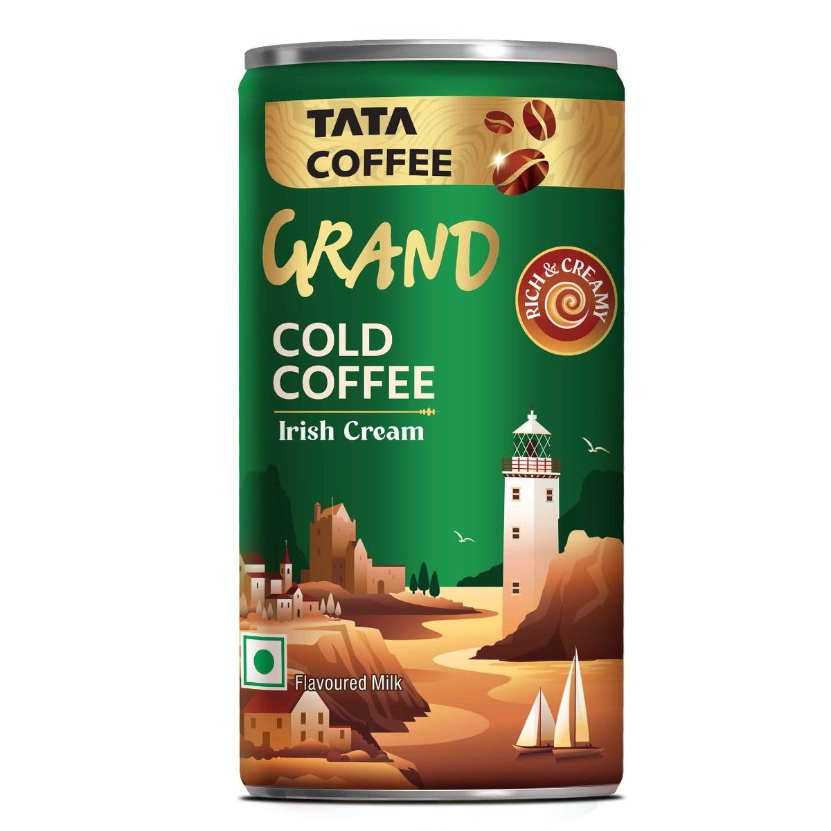 Tata Coffee Grand Cold Coffee, Irish Cream Flavour, Rich & Creamy, 180ml-image-8