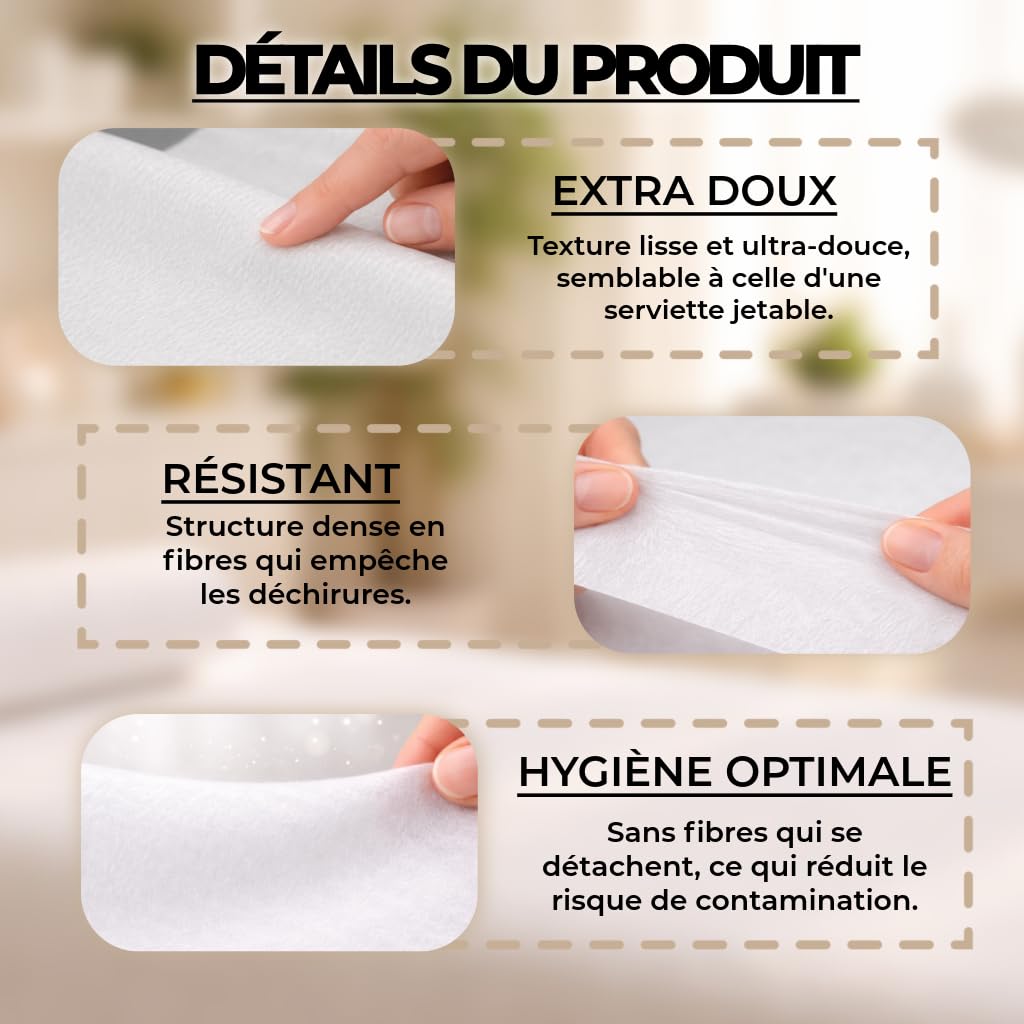 Drap Examen Medicaux Tissu Non Tissé - 6 Rouleaux - Papier Table Massage