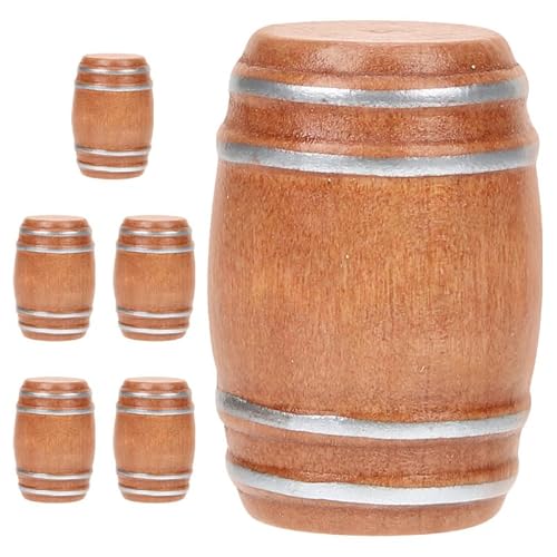 Kisangel Miniature Wooden Beer Barrels image