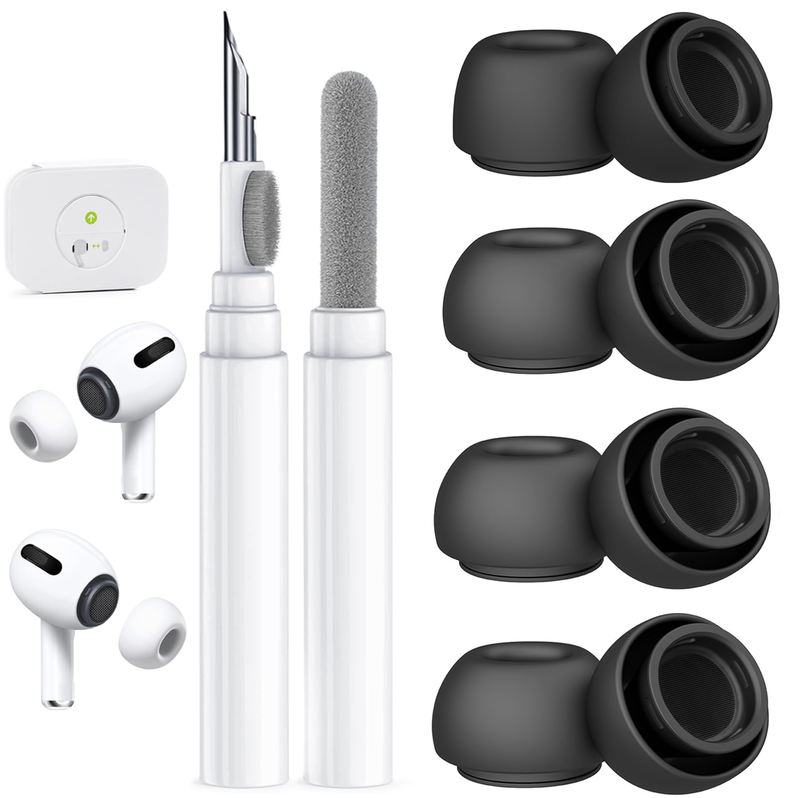 Amazon.com: 4 Pairs Replacement Ear Tips for AirPods Pro 2nd/1st