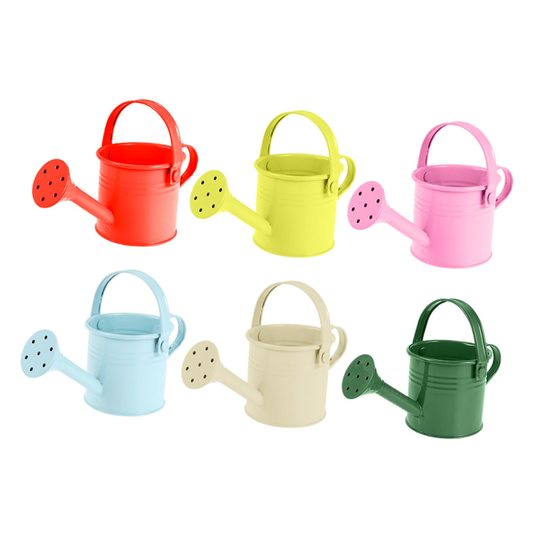 DOITOOL Lot De 6 Arrosoirs pour Jardin De Fleurs Petits Et Mignons pour Jardinage Simple Et Court pour Plantes Mini Arrosoir pour Enfants pour L'Extérieur