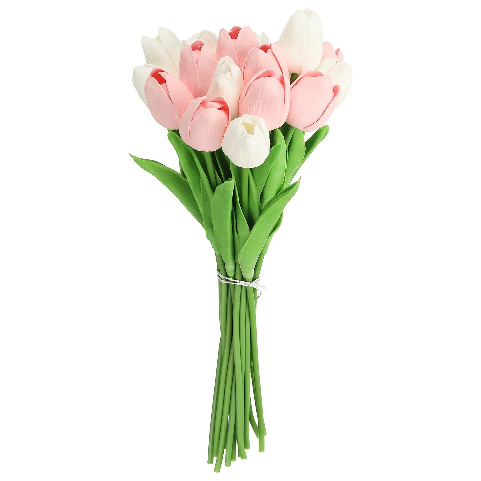 Tulipes artificielles en soie haut de gamme au fini naturel et toucher réel