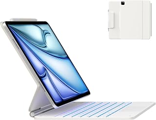 typecase Edge for iPad Air 13 (M4/M3/M2, 2026/2025/2024) & Pro 12.9 (6th/5th/4th/3rd) with 11-Color Backlit, Precision Tra Price In India