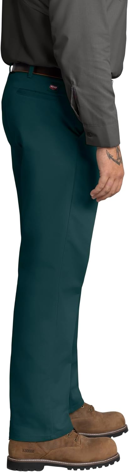 Red Kap Men's Wrinkle-Free Regular Fit Twill Blend Work Pants - Image 3