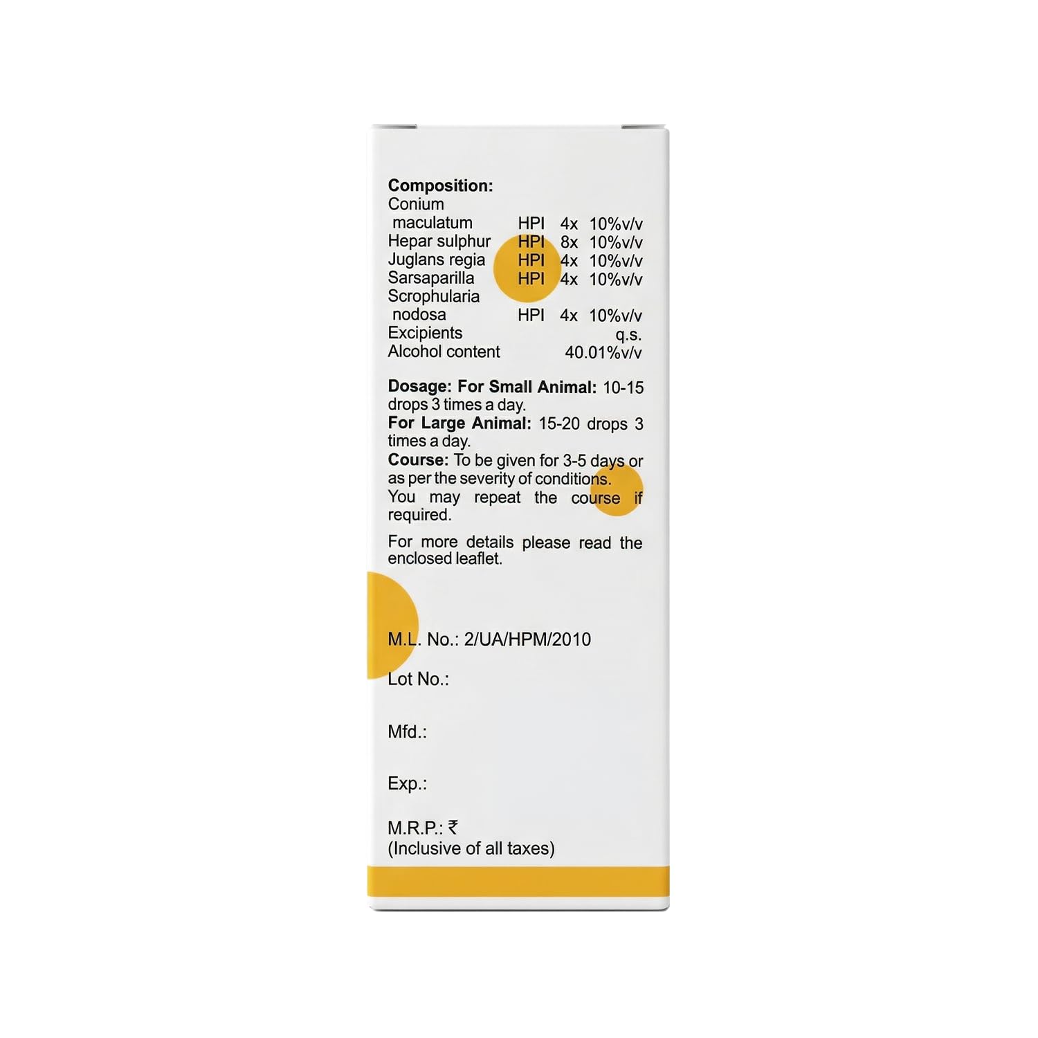 Bakson Veterinary V61 Blood Purifier Drops 30ML | Homeopathic Blood Cleanser for Pets, Dogs & Cats | Supports Clear Skin, Allergy Relief, Immunity, Vitality & Lymphatic Health — Amazon image 4